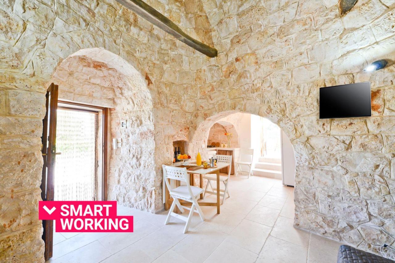 I Trulli Del Ciliegio Con Giardino By Wonderful Italy Villa Ostuni Exteriör bild